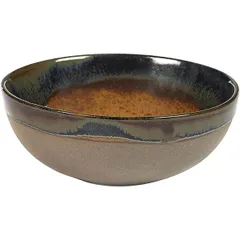 Salad bowl “Surfis” ceramics 325ml D=13,H=5cm gray,brown.