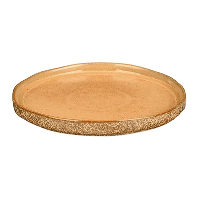 Тарелка «Эггшелл Нейчер» с бортом фарфор D=23,H=2см коричнев., изображение 6