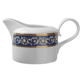 Соусник «Рома» фарфор 300мл ,H=80,L=160,B=96мм белый,синий