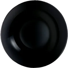 Deep plate “Evolution Black”  glass  0.78 l  D=200, H=42mm  black