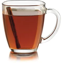 Кружка стекло 414мл ,H=12,2см прозр., изображение 4