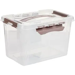 Food container with lid  polyprop. 6.65l ,H=18,L=29,B=19cm transparent.