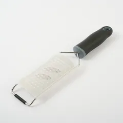 Терка с ручкой сталь нерж.,пластик ,L=315/138,B=65мм металлич.,черный, изображение 3