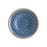 Тарелка глубокая «Калиф Люпин» фарфор 400мл D=240,H=52мм белый,синий