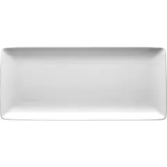 Dish “Tast” rectangular  porcelain , L=37, B=16.5 cm  white