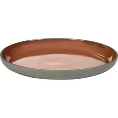 Тарелка «Даск» керамика D=27,H=3см серый,красный, изображение 2