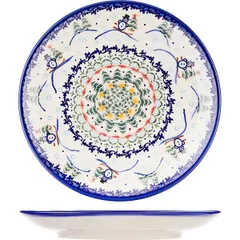 Тарелка глубокая «Нина» керамика D=26см разноцветн.