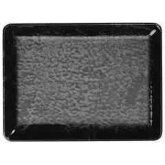 Тарелка «Нанокрем Блэк» прямоугольная фарфор ,H=22,L=230,B=170мм черный