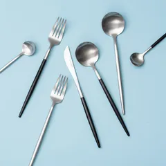 Ложка столовая «Стил Сильвер Мэтт» сталь нерж. ,L=215,B=48мм серебрист., изображение 2