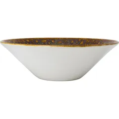 Salad bowl “Vesuvius Amber”  porcelain  D=14cm  amber