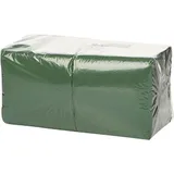 Салфетки бумажные «Папирус» 24*24см[400шт] бум. салфет. ,H=16,L=25,B=12,5см зелен.