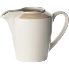 Молочник «Чино» фарфор 285мл D=45,H=100,L=146мм белый,бежев.