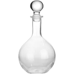 Wine decanter without handle glass 1l ,H=19.8,B=12.8cm