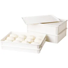 Контейнер для теста поликарбонат ,H=76,L=660,B=460мм белый, изображение 2