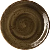 Тарелка «Крафт Браун» мелкая фарфор D=30,H=2см коричнев.