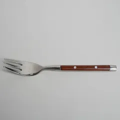 Вилка для пирожного «Рустик» уцененная сталь нерж.,пластик ,L=15/5см