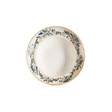 Тарелка глубокая «Грэндма» фарфор 400мл D=240,H=52мм бежев.,синий