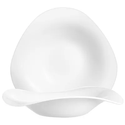 Тарелка для пасты «Тэндэнси» зеникс 0,55л D=280,H=58мм белый, изображение 2