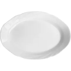 Dish “Dove” oval  porcelain , L=33cm  white