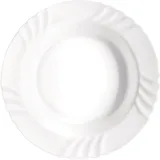 Блюдо «Эбро» глубокое стекло D=32см белый