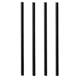 Трубочки без сгиба[500шт] бумага D=7,L=150мм черный