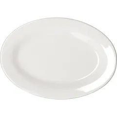 Блюдо «Кунстверк» овальное фарфор ,H=15,L=200,B=140мм белый