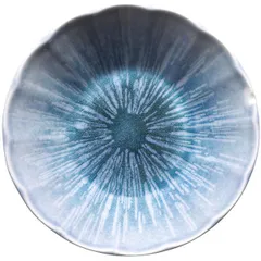 Соусник «Нанокрем Блю» фарфор ,H=3,L=10см голуб.