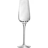 Flute glass “Simetri”  chrome glass  210 ml  D=65, H=240mm  clear.