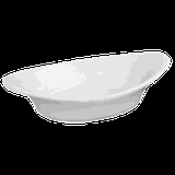 Блюдо для комплимента «Александрия» фарфор 20мл ,H=25,L=95,B=50мм белый