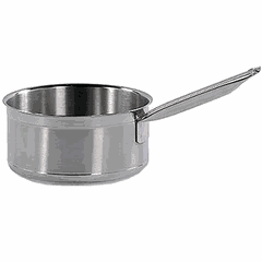 Sauté pan stainless steel 12.8 l D=32,H=16cm metal.