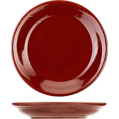 Блюдце для горшков для запекания керамика D=15,5см шоколад.