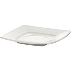 Блюдце «Виктория-отель» квадратное фарфор ,H=2,L=17,B=17см белый, изображение 2