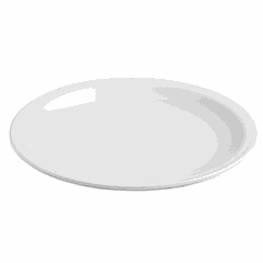 Dessert plate “Capri”  porcelain  D=21cm  white