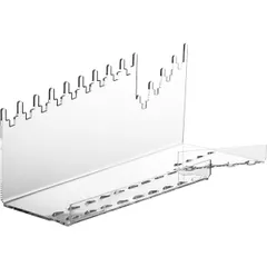 Подставка для столовых приборов пластик ,H=11,5,L=32,B=14см прозр.