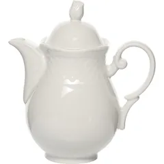 Кофейник «Афродита» фарфор 1,35л D=75,H=240,L=210мм белый