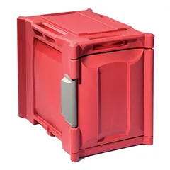 Thermal container with front loading for gastronorm containers 1/1  polyethylene , H=63.2, L=69.3, B=47.8 cm  edge