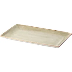 Блюдо «Крафт Грин» прямоугольное фарфор ,H=24,L=270,B=168мм зелен., изображение 2