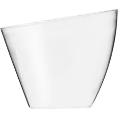 Креманка овальная набор[100шт] полистир.пищ. 140мл ,H=67,L=81,B=73мм прозр., изображение 3