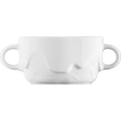 Чашка бульонная «Мелодия» фарфор 300мл ,H=60,L=150,B=101мм белый, изображение 2