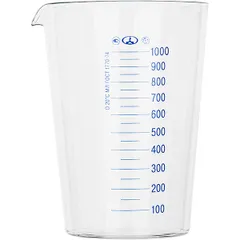 Мензурка ТС ГОСТ-1770-74 стекло 1л D=13,5,H=17,5см прозр.