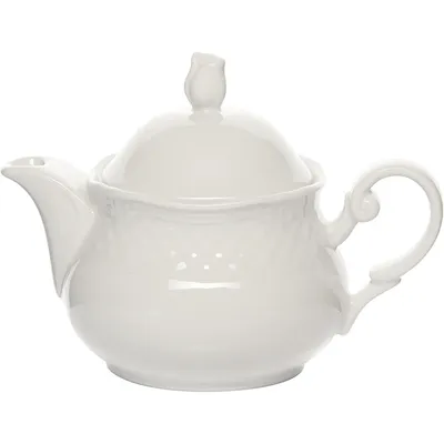 Чайник заварочный «Афродита» фарфор 400мл D=17,H=13см белый, Цвет: Белый, Объем по данным поставщика (мл): 400