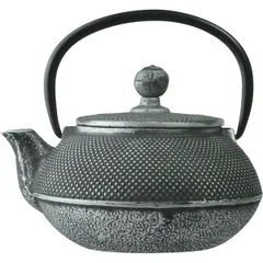 Teapot with strainer cast iron 450ml D=85,H=95,L=144mm gray