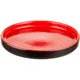 Тарелка «Кармин» с бортом керамика D=200,H=25мм красный,черный, изображение 2