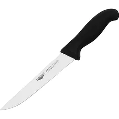 Universal kitchen knife  stainless steel, polyprop. , L=310/180, B=27mm  black, metal.