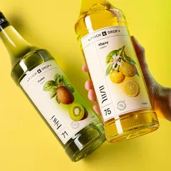 Сироп «Киви» Pinch&Drop стекло 1л D=85,H=330мм зелен., изображение 4