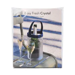 Емкость для охлаждения бутылок «Вайн Кулерс» с ручкой пластик,полиэстер D=13,5,H=23см прозр.,черный, изображение 4