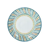 Тарелка глубокая «Куп Сафи» фарфор D=28см белый,разноцветн.