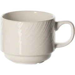 Чашка чайная «Спайро» фарфор 170мл D=75,H=70мм белый