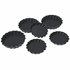 Confectionery mold “Tartlet” [25 pcs]  steel, anti-stick coating  D=6cm