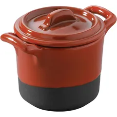 Baking pot “Miniature” porcelain 50ml red